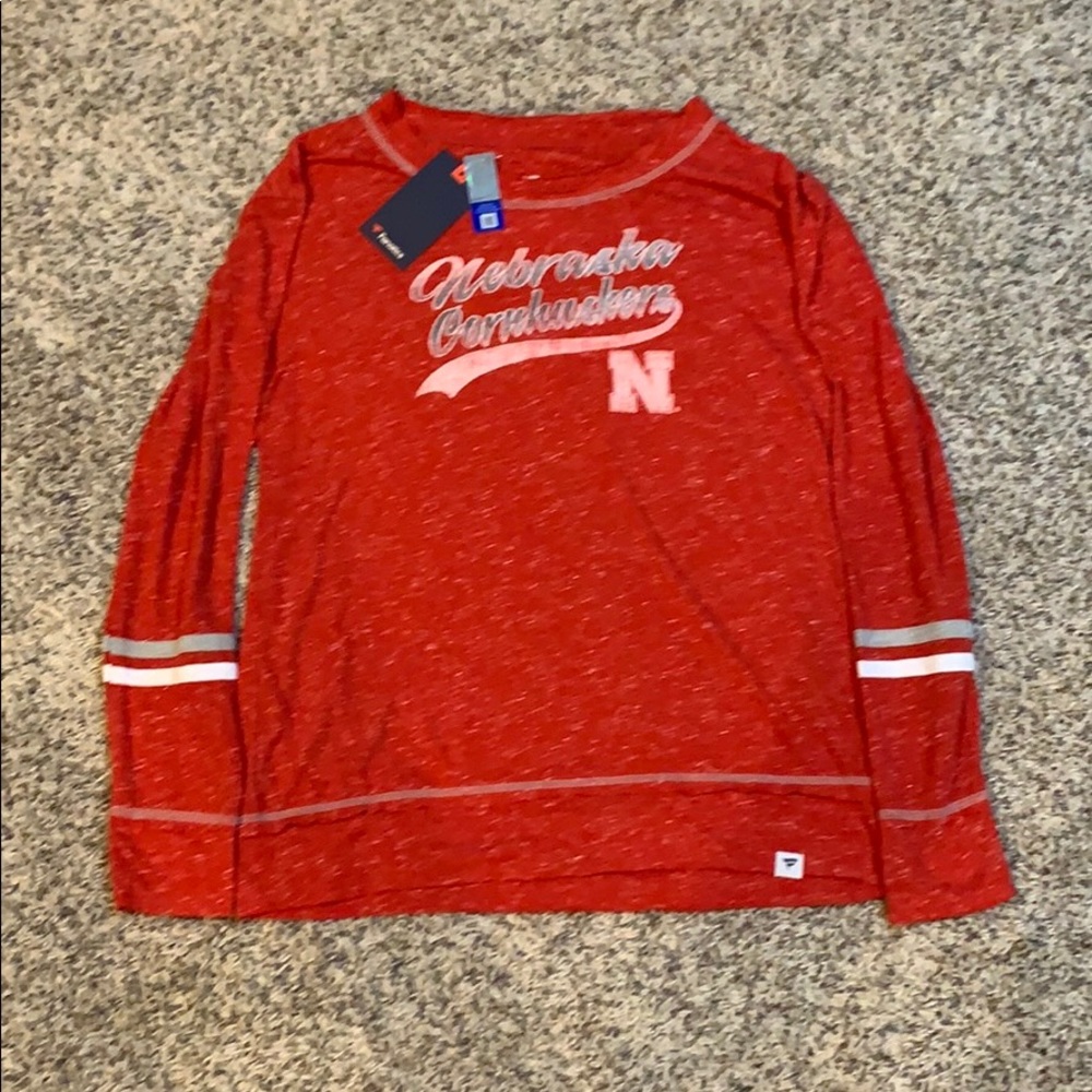 Nebraska red long sleeve